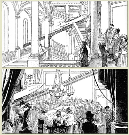 Leaning Girl by Benoit Peeters and François Schuiten