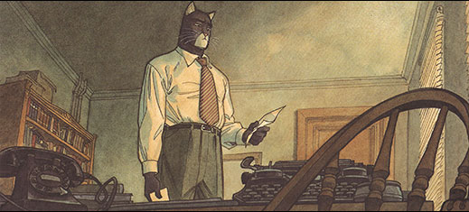 Image result for blacksad drawing rain