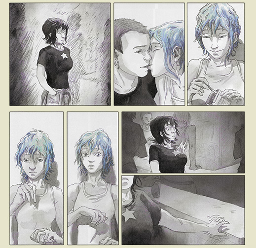 blue is the warmest colour graphic novel