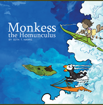 Monkess The Homunculus, a graphic novel for children by Seth T. Hahne