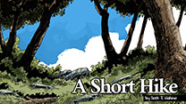 A Short Hike, a comic about savage detectives and life on the mountain by Seth T. Hahne